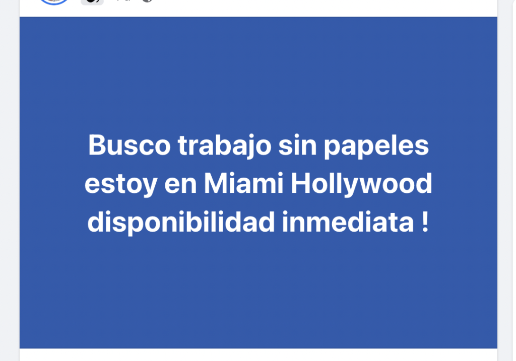 buscando trabajo